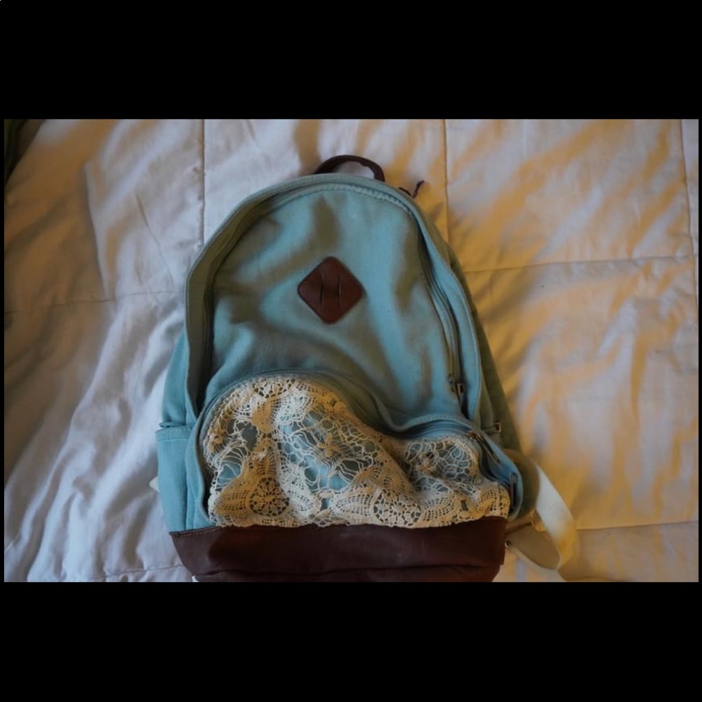 Blue Lace Backpack